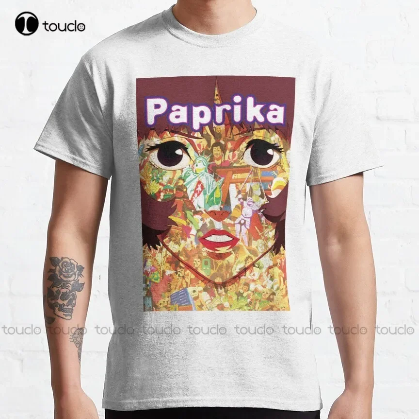Men'S Fashion Oversized T Shirt - パプリカパプリカ漫画アニメ映画フィルムカラークラシック Tシャツオーバーサイズ Tシャツカスタム Aldult ティーンユニセックスファッション面白い新しい