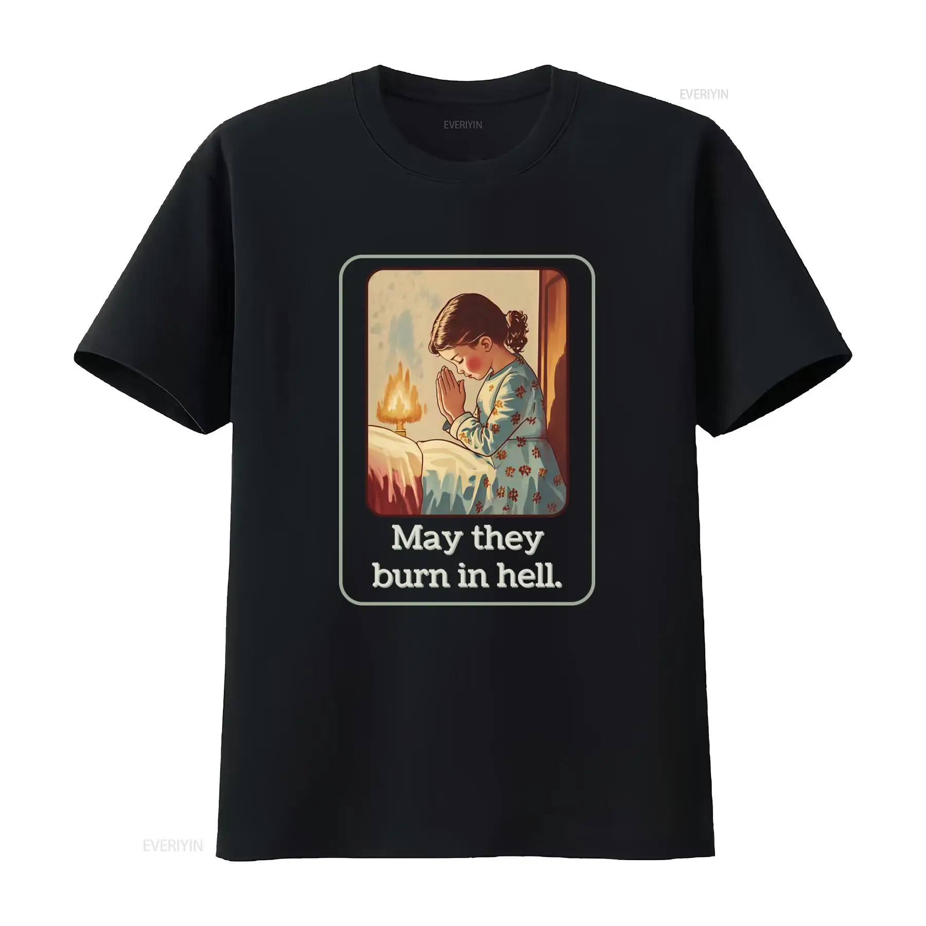 1950S Fashion Men'S - May They Burn In Hell Tシャツ