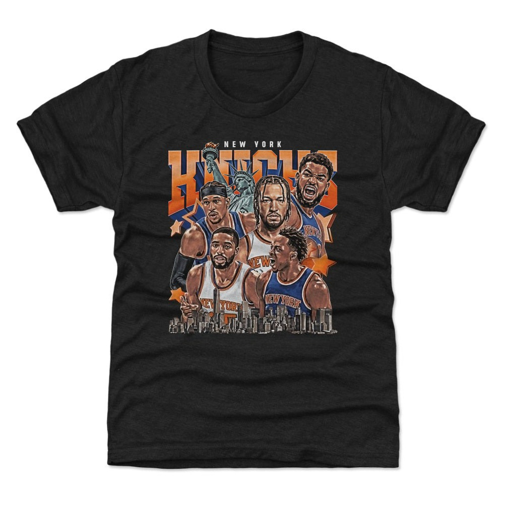 York Men'S Fashion - ニューヨークニックスメンバーコットンクリエイティビティTシャツ2026夏ニューヨーク高品質メンズバスケットボールファッションシャツ