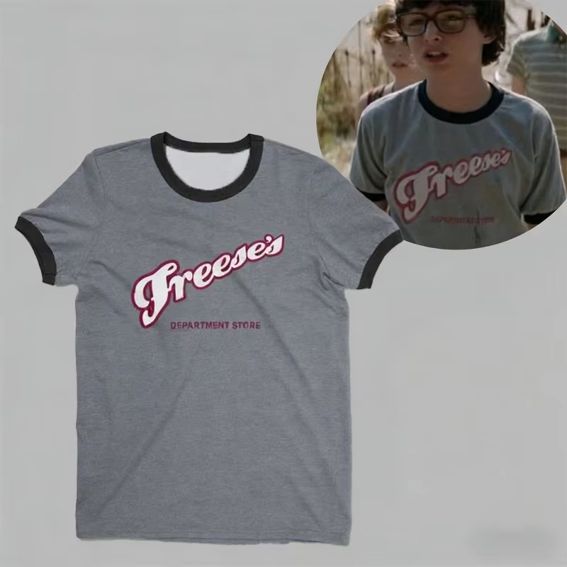 Mens Fashion Dress Shirts - 人気のアメリカのテレビシリーズ新しい 3d 印刷ストレンジャー服ファッショナブルなストリートウェア T シャツ袖男性女性服トップス