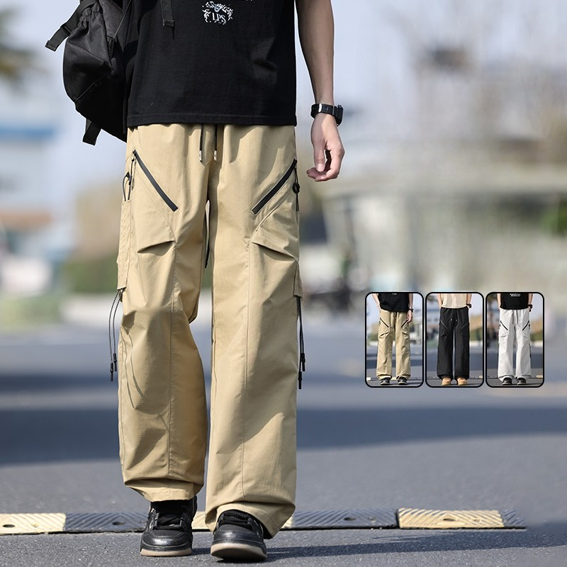 Jogger Sweatpants Men - アメリカのヒップホップジョガーカーゴパンツ男性マルチポケット弾性ウエストハーレムパンツ男 2026 ストリート原宿女性スウェットパンツ