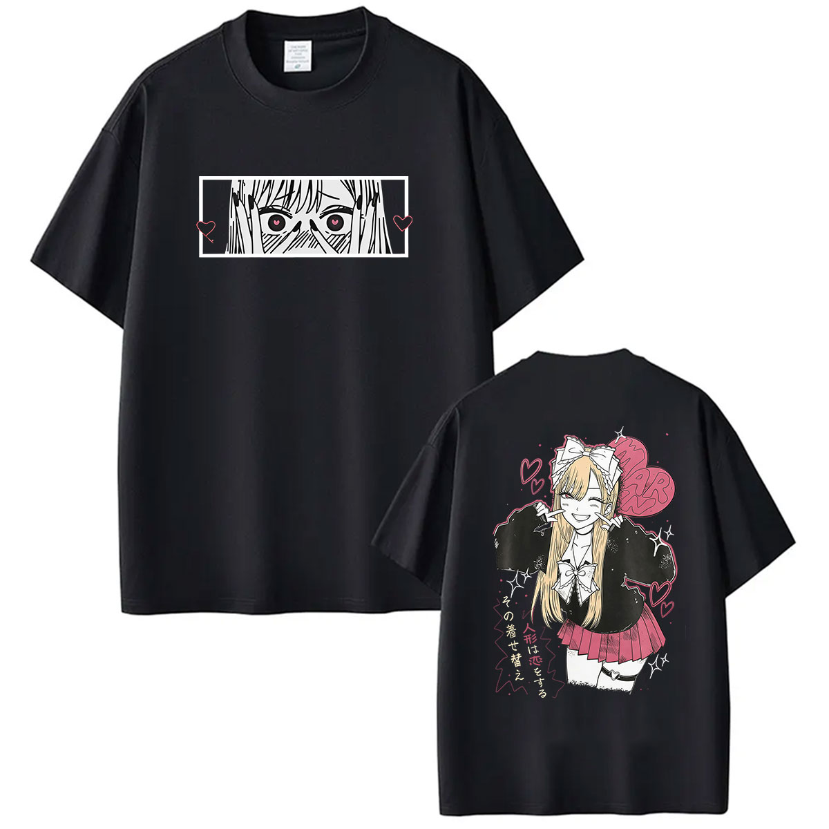 Mens Fashion Dress Shirts - 私のドレスアップダーリンマリン北川アニメ Tシャツ男性女性ヴィンテージ原宿ファッション Tシャツカジュアル綿 100% 特大 Tシャツ