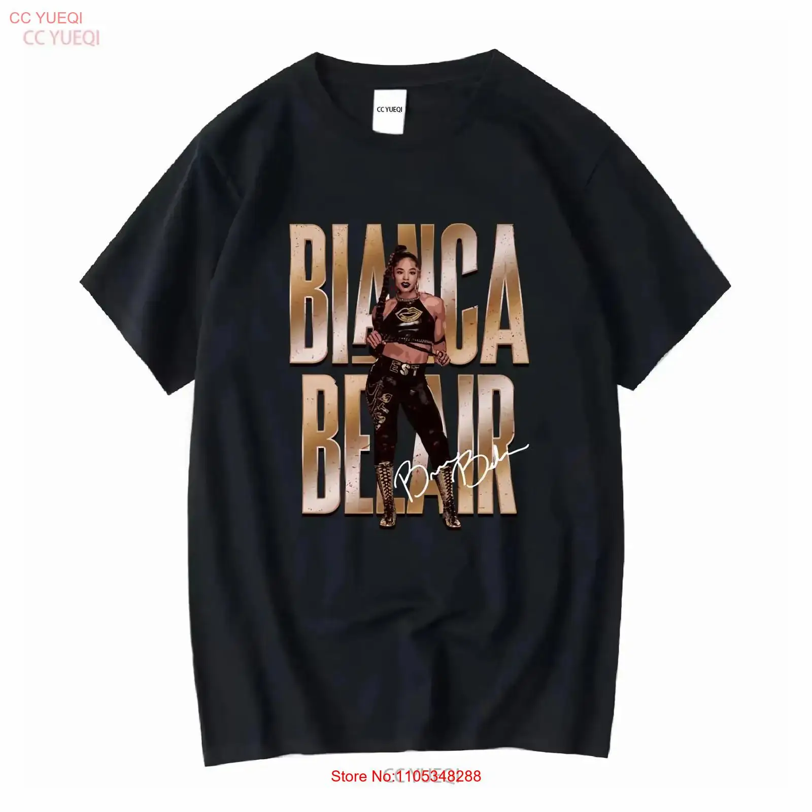 Men'S Fashion Everyday - ビアンカ・ベレア シグネチャーポーズ Tシャツ ヴィンテージ ウォッシュ加工 カジュアルトップス