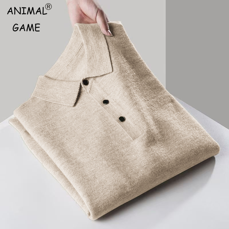 Men'S Fashion Zip Sweater - メンズクォータージッパーセーター長袖ボタンダウンゴルフシャツカジュアルニットリブドレスプルオーバー屋外抗ピリング男性