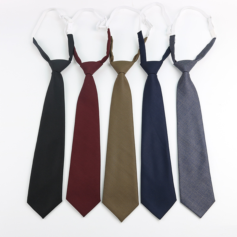 Mens Fashion Dress Shirts - 男性用の無地の茶色の縞模様のネクタイ,大学のシャツ,フォーマルなドレス,ゴム製の襟,長さ33cm