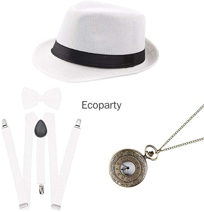 Mens Fashion In The 1920S - カーニバルパーティー ロアリング メンズ 1920年代 パナマ ニュースボーイ