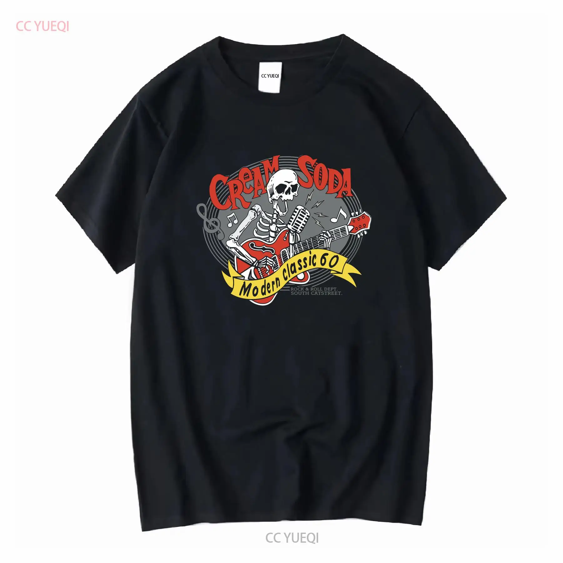 Men'S Fashion Everyday - クリームソーダ ロックロール Tシャツ 日本ブランド ヴィンテージ ウォッシュド