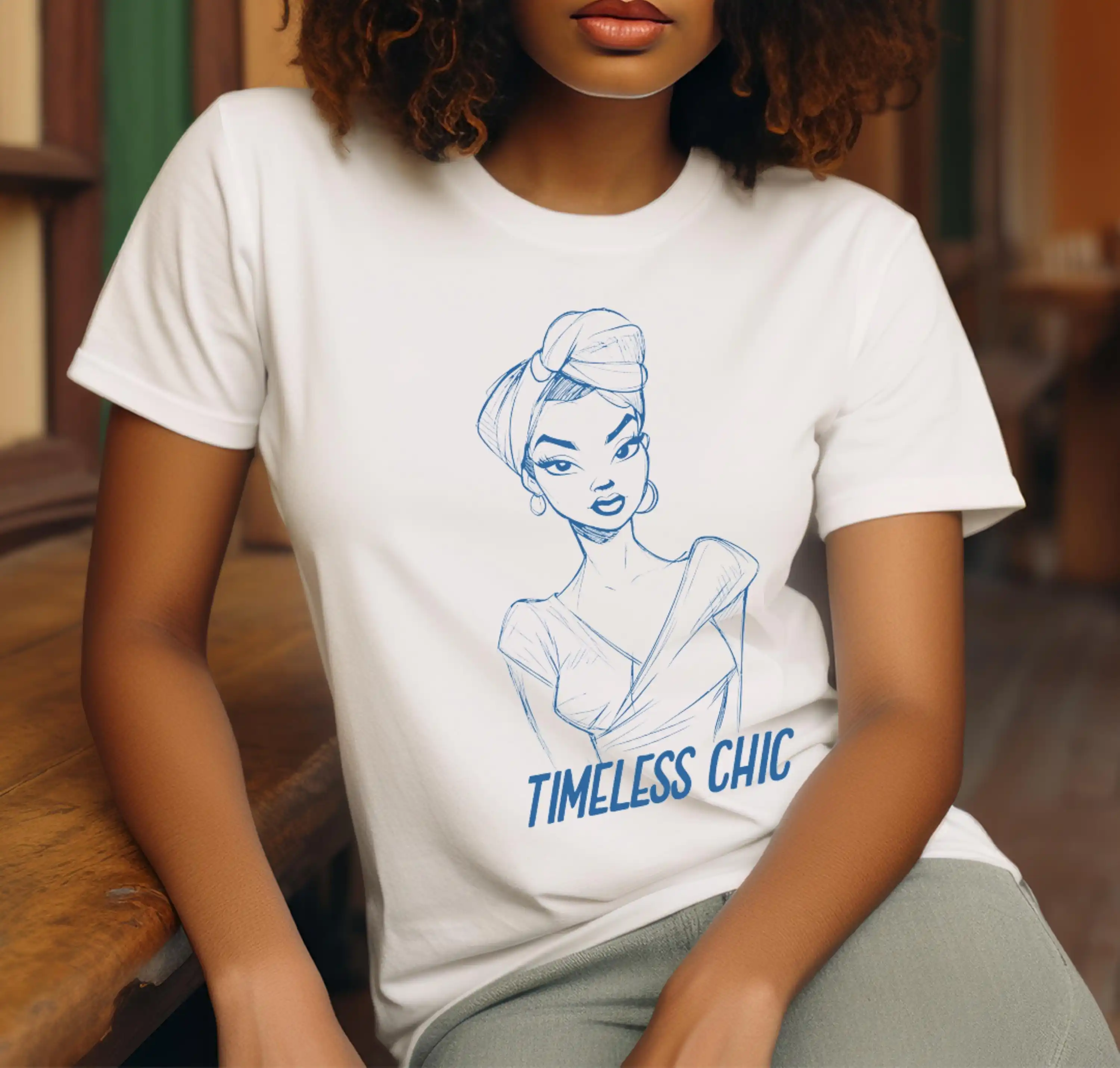 1950S Fashion Men'S - タイムレスシック tシャツ 1950 年代ファッション tシャツ黒女性漫画シャツレトロヘッドスカーフアート tシャツレトロファンクアフロレディ