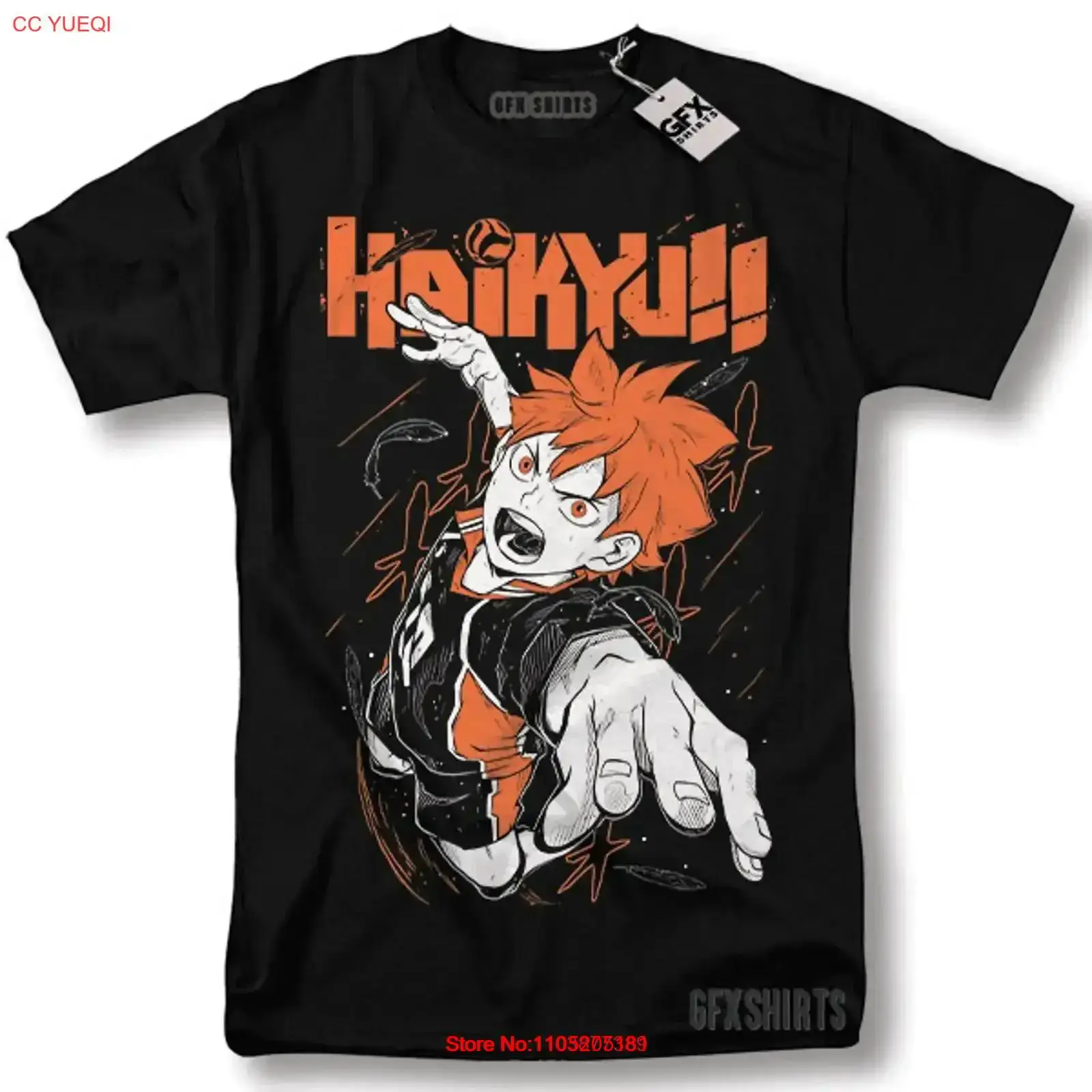 Men'S Fashion Everyday - ハイキュー 日向翔陽 Tシャツ 漫画ストリップ ハイキュー アニメ