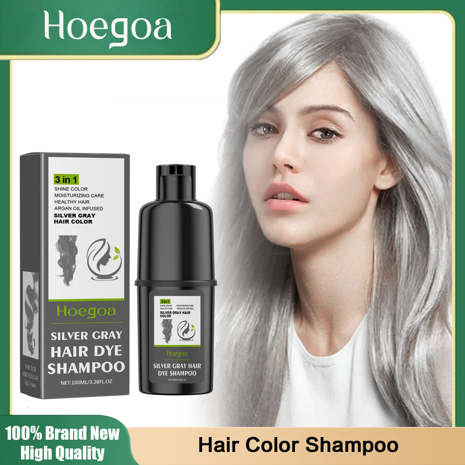Men Fashion Hair Style - 男性と女性のための3 in 1ヘアシャンプー,自然に栄養を与える,黒,紫,刺激のない,修理,ファッション,スタイリングツール