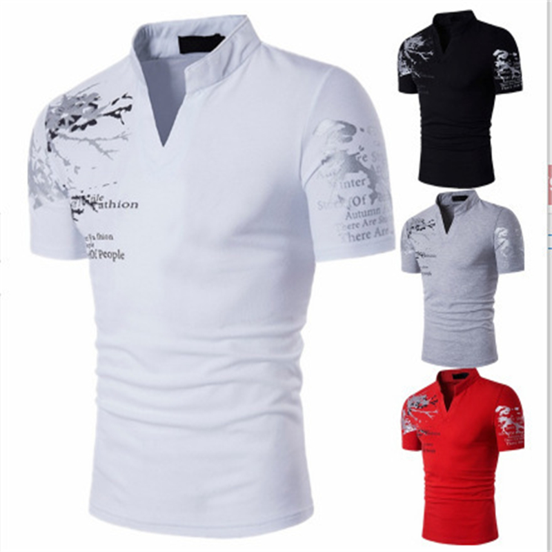 Mens Fashion Dress Shirts - 新しい夏のカジュアルポロシャツメンズ半袖ビジネスシャツファッションデザイントップスティーシュツドレスポロシャツ男性用