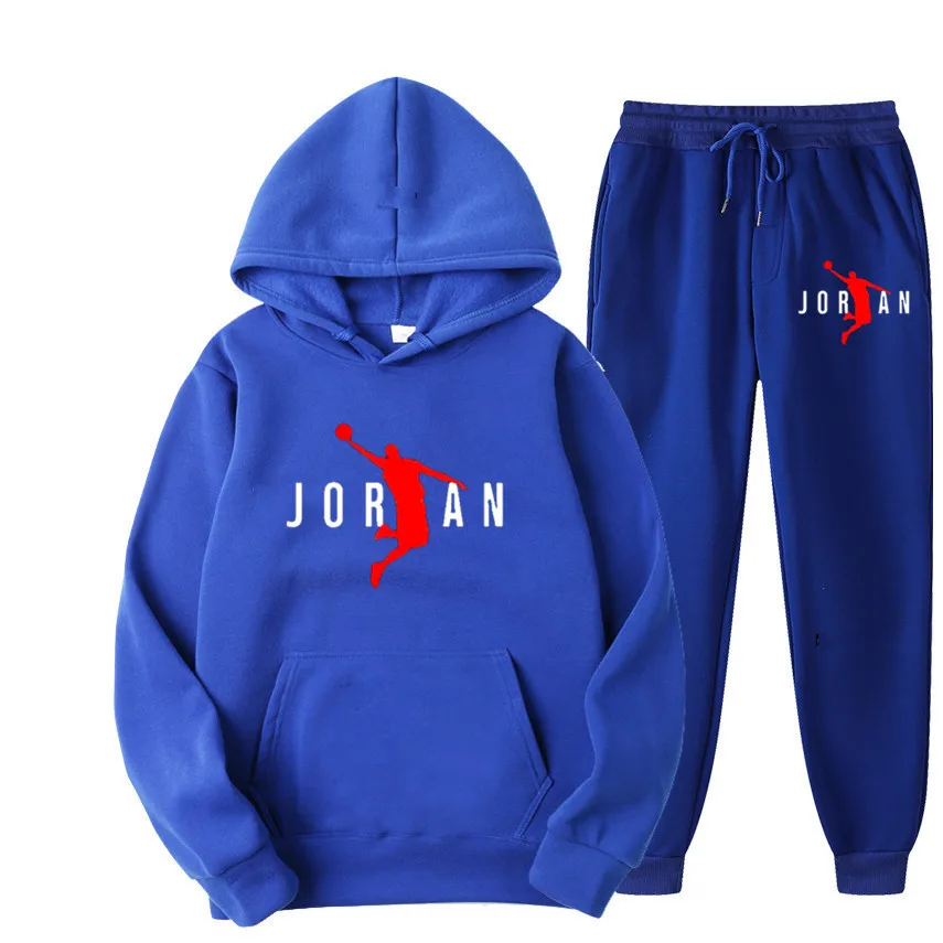 ベーシックフリースフーディーとスウェットパンツセット メンズ - Jogger Sweatpants Men のレビューと価格