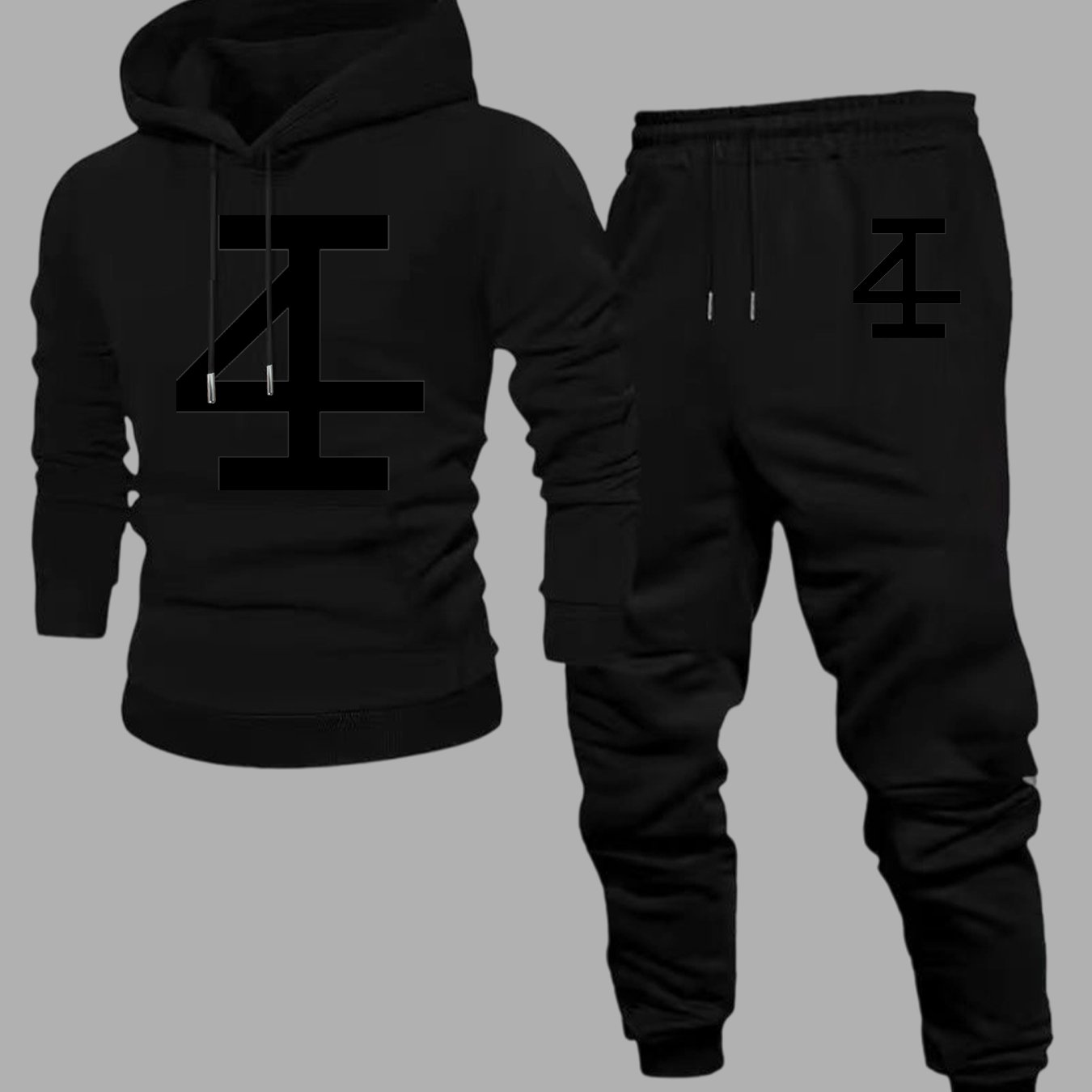 メンズ アブストラクト ナンバー4 フーディー ジョガーセッ - Jogger Sweatpants Men のレビューと価格