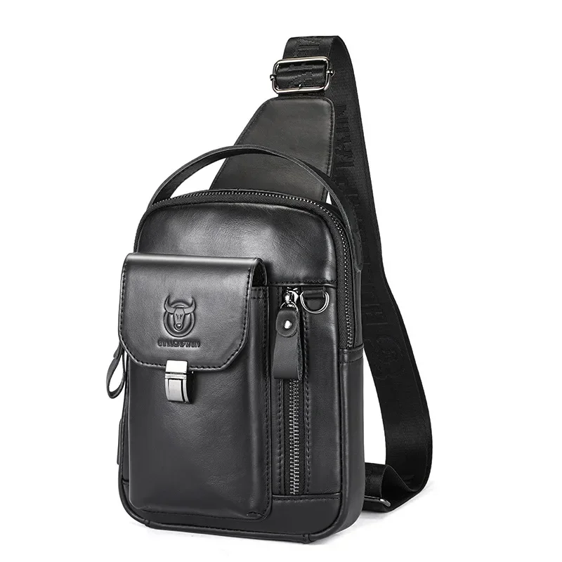 男性用牛革ショルダーバッグ,クロスオーバーバッグ,チェストバ - Mens Fashion Blog のレビューと価格