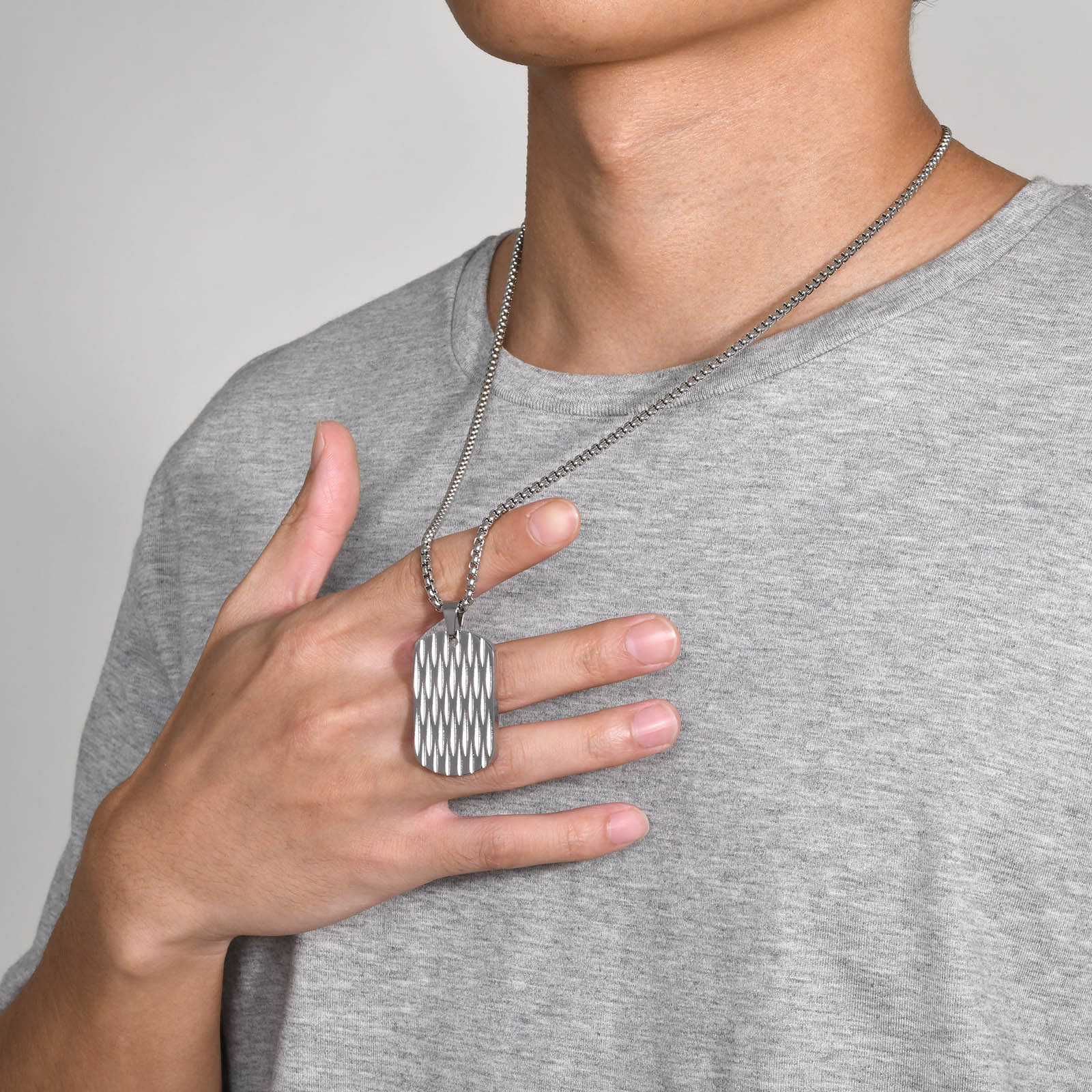 男性用の幾何学的なペンダント,防水犬のタグネックレス,襟,誕 - Mens Fashion In The 1920S のレビューと価格
