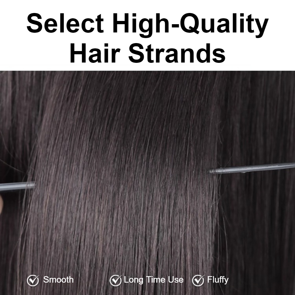 メンズ用ファッション合成ストレートヘアウィッグ、ふわふわショ - Men Fashion Hair Style のレビューと価格