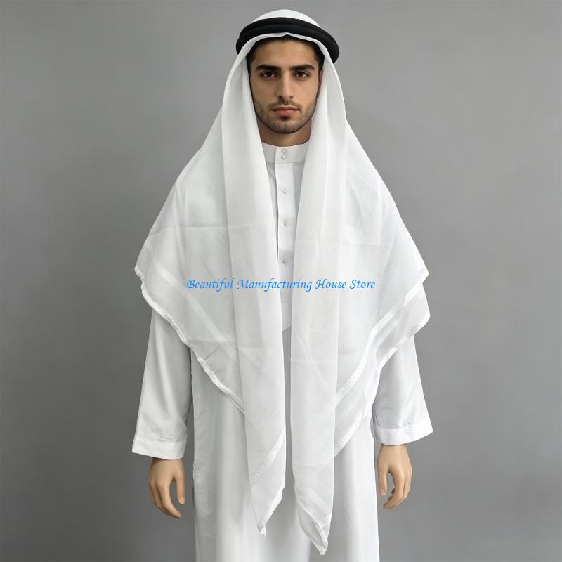 E56A ボイルアラブスカーフヒジャブヘッドラップショール男 - Men'S Fashion Everyday のレビューと価格