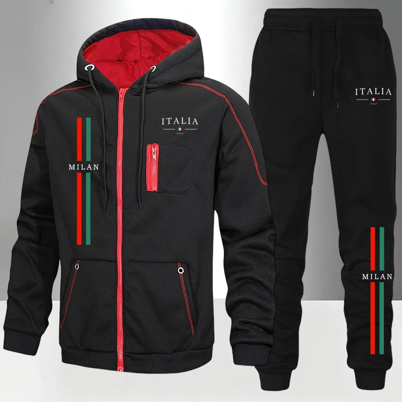 秋冬デイリーカジュアルスポーツジョガースポーツウェアメンズセ - Jogger Sweatpants Men のレビューと価格