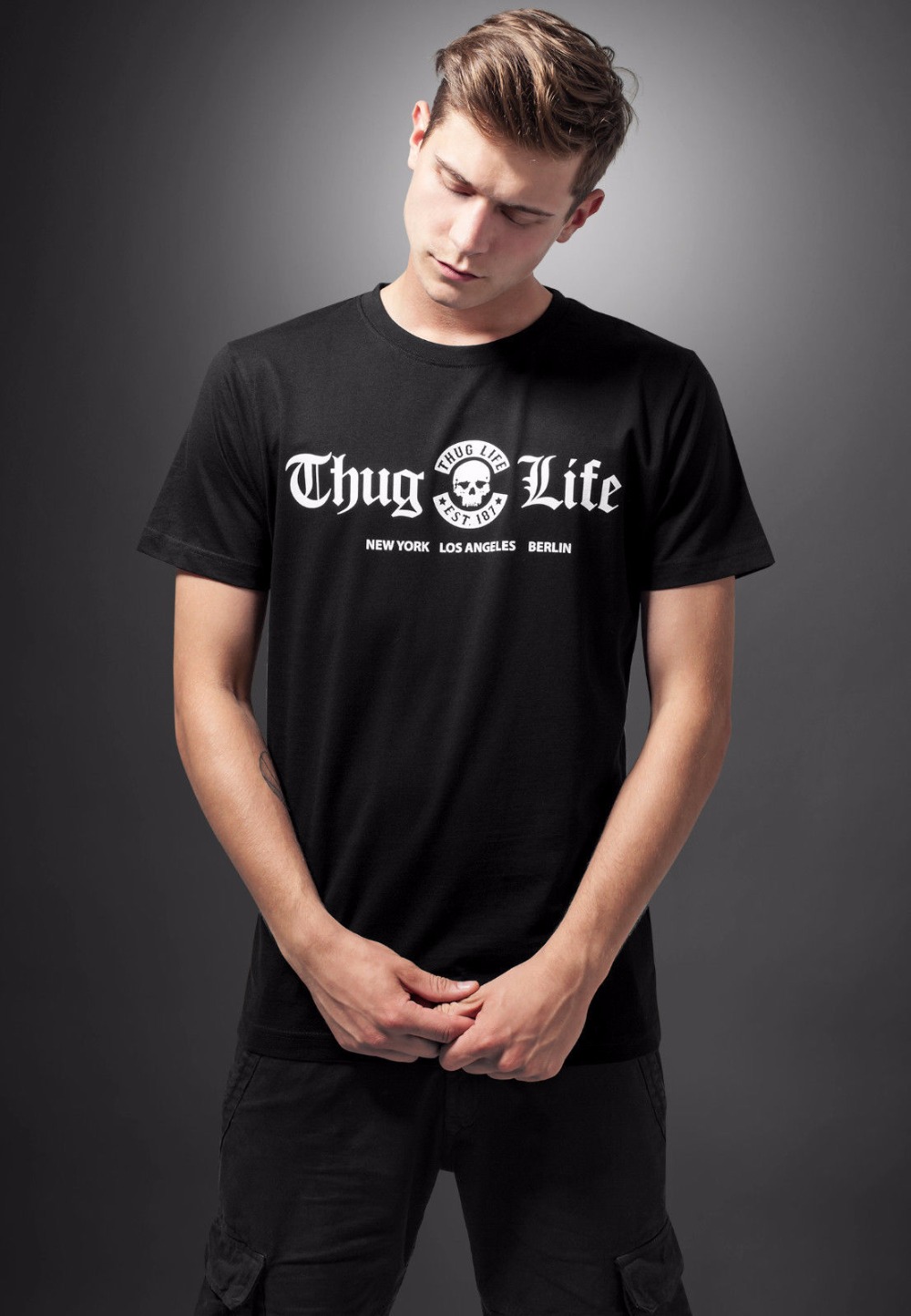 2019半袖コットンTシャツ,前髪のある市松模様のシティウェ - York Men'S Fashion のレビューと価格