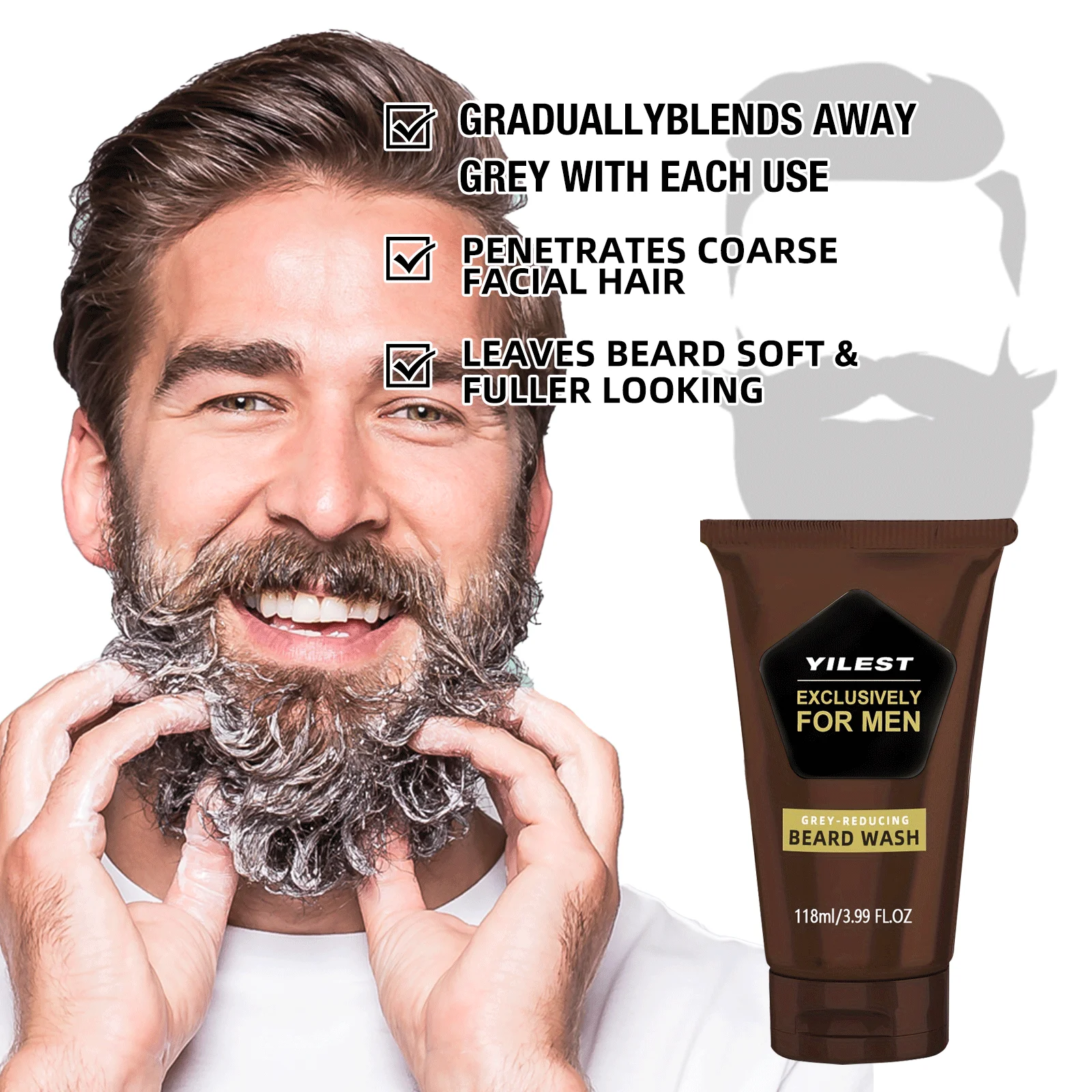 1～3個入り メンズひげ用黒染めクリーム ひげ染めクリーム  - Men Fashion Hair Style のレビューと価格