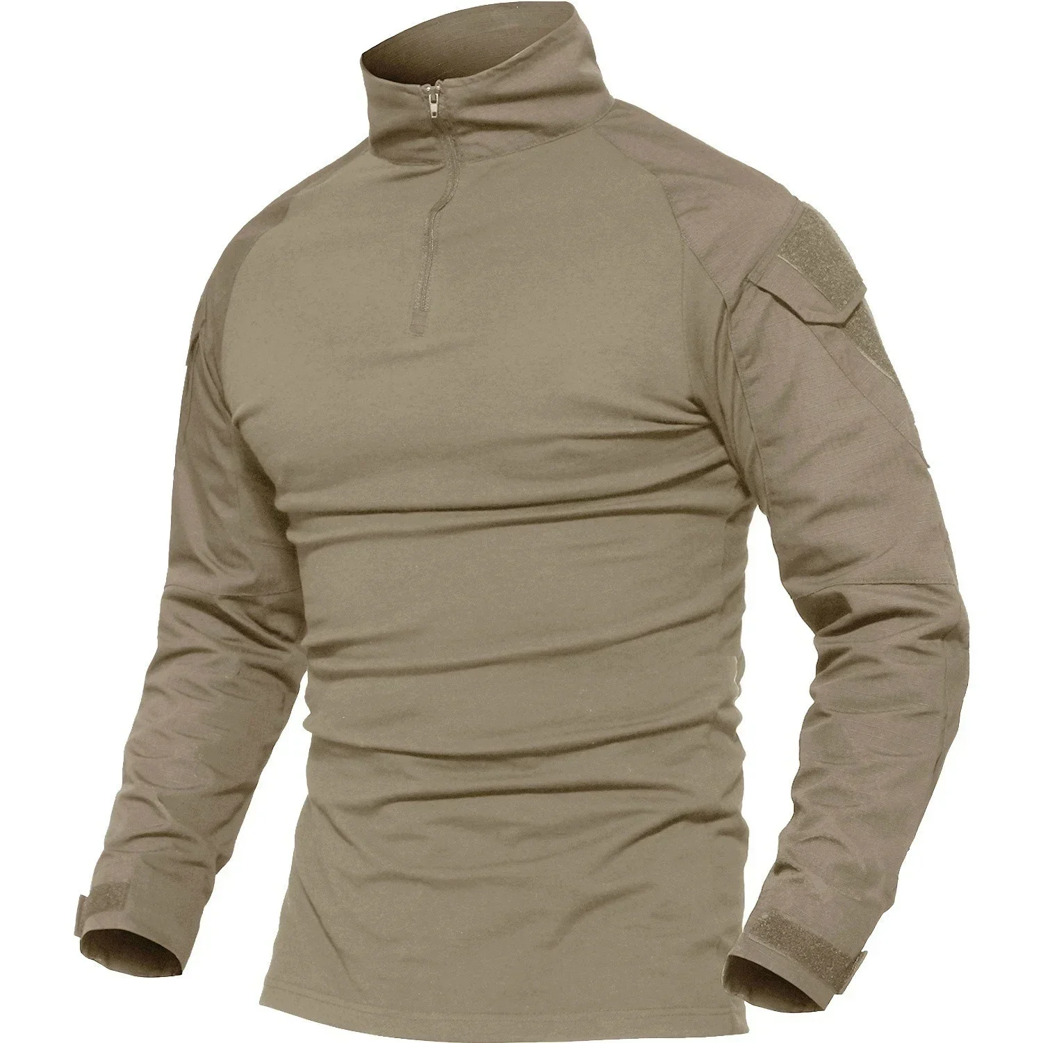 メンズ迷彩タクティカル長袖トップス メンズ長袖ソルジャーコン - Military Shirt Men のレビューと価格
