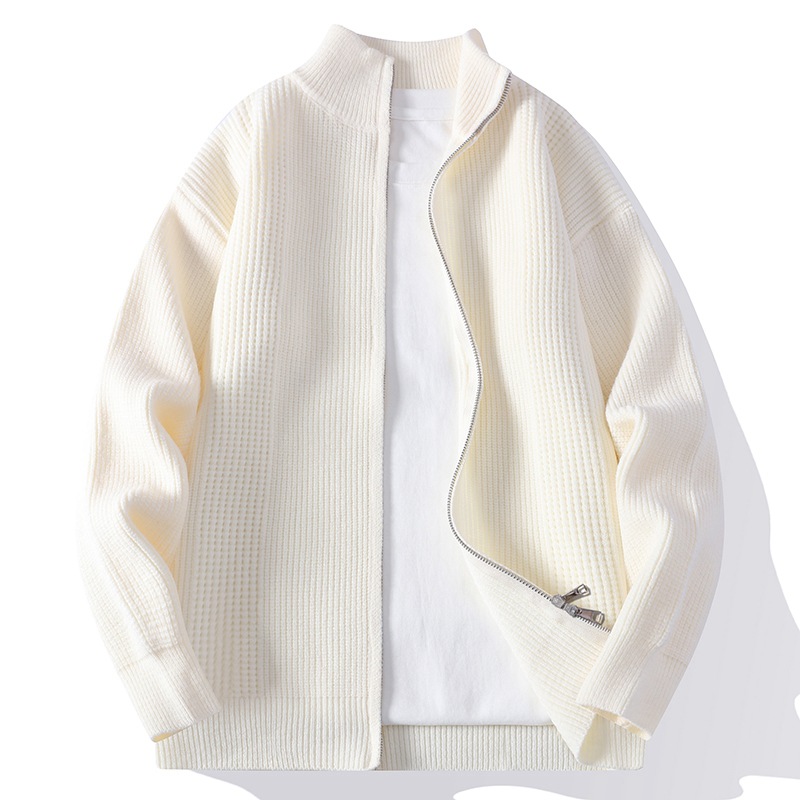 ジャケットコート、メンズ2025新作、メンズジップアップ無地 - Men'S Fashion Zip Sweater のレビューと価格