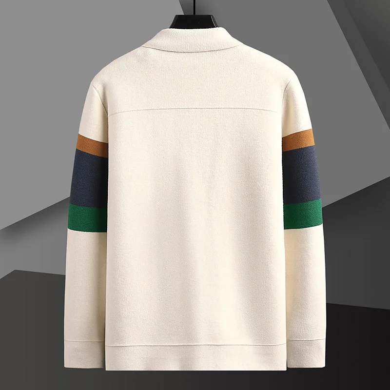 2024 秋冬新ファッションニットカーディガンコートメンズマ - Men'S Fashion Zip Sweater のレビューと価格