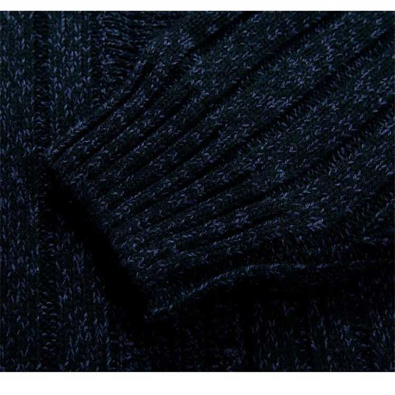 メンズウィンターセーター紳士服厚手のフリースカジュアルカーデ - Men'S Fashion Zip Sweater のレビューと価格
