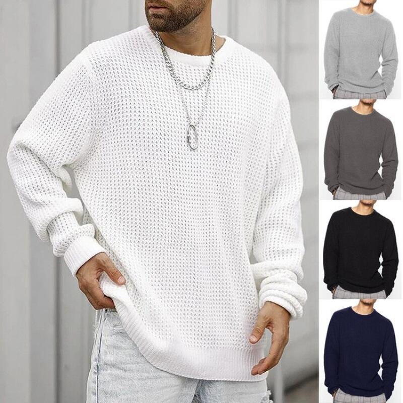 2026 男性ニットセーター春秋男性カジュアル暖かいプルオー - Men'S Fashion Zip Sweater のレビューと価格