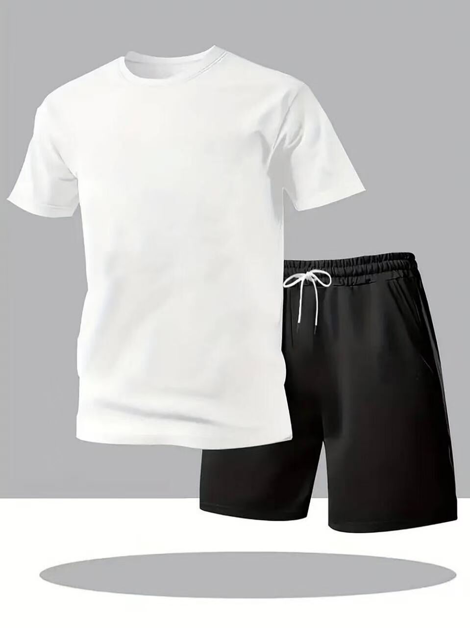 新しい夏のスポーツウェアメンズスーツファッションツーピースス - Men'S Fashion Videos のレビューと価格